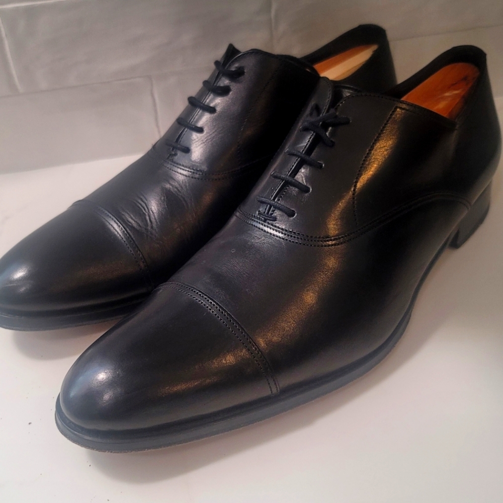 To Boot New York Aidan Black Cap Toe Oxford *Size 12 mismatched